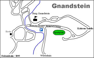 Stadtplan von Gnandstein